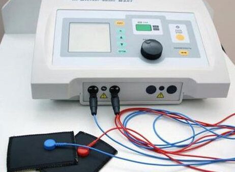 Zařízení pro elektroforézu - fyzioterapeutický postup pro prostatitidu