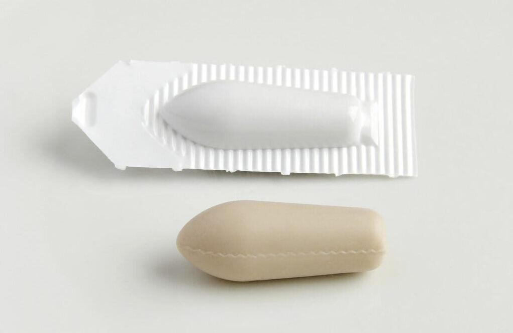 rektální čípek pro léčbu prostatitidy